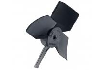 Rodete ventilador soplado ø 100mm inclinación de la pala 30° plástico ELCO