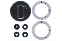 Kit de pomos ø 70mm símbolo grifo de gas con llama piloto