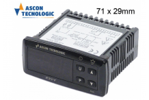 Controlador electrónico TECNOLOGIC tipo TDF11F medida de montaje 71x29mm aliment. 12V