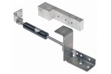 Resorte de gas derecho 80N D1 ø 6mm D2 ø 15mm L 162mm