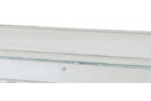 Cristal Frontal Vitrina 2 Pisos Top 6 BAND. Comersa