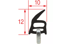 junta de puerta L 680mm An 280mm a 4 caras con 8 ganchos de sujeción GARBIN