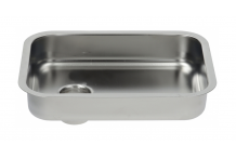 Bandeja de tolva acero inoxidable tubo llenado central L 320 mm An 245 mm H 60 mm
