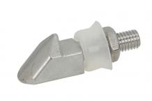 Retén con espiga 1 nivel L 26mm rosca M8 longitud total 51mm LAINOX