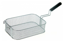 cesto de freidora L1 325mm B1 225mm H1 90mm acero cromado Zanussi Professional