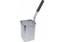 cesta para pasta H1 200mm B1 140mm L1 140mm medida 1/6 H3 420mm acero inoxidable