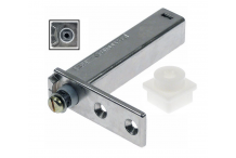 Bisagra a resorte serie 176 pos. de montaje izquierdo/derecho L 75mm An 25,6mm