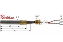 Sonda Termopila Ø9x65mm 250/750mV L=800mm  Sit