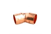 Codo cobre 45º Ø15mm hembra-hembra Varios Fabricantes (2 unidades)