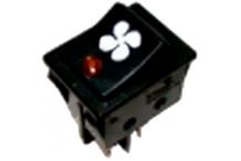 Interruptor ambar 30x22mm con led 230v Varios Fabricantes (2 unidades)