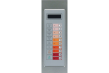 Panel frontal para L 125mm An 35mm H 335mm con placa electrónica Horeca