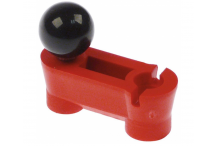 Soporte para extendedora de masa completo con asidero agujero ø 10mm H 20mm