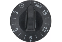 POMO MANDO NEGRO ø 50 mm 3-6-9-12-15 MINUTOS FAMA