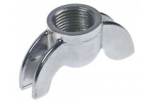 Salida de portafiltro rosca 3/8" 2 vías curvado distancia de la boca de salida 33mm ASCASO