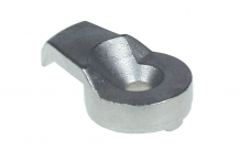 Pieza de cerradura para puerta L 58mm H 20mm ø 36mm agujero ø 8mm RATIONAL