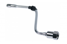 Grifo de vapor con manilla de tubo rosca 3/8" H H 205mm An 135mm tubo ø 8mm cromado