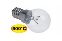 Bombilla incandescente T máx 500°C casquillo E14 40W 240V ø 45mm L 75mm cristal L 48mm