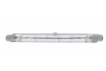 Lámpara infrarroja casquillo r7s l 117,6mm 240v 300w import sin tubo de protección