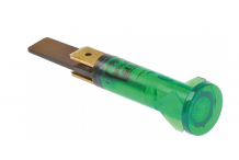 Piloto verde Ø10mm 230v opt1310