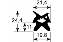 junta de puerta perfil 2420 An 670mm L 860mm Angelo-Po