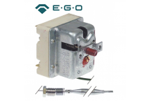 Termostato de seguridad temp. desconexión 232°C 3 polos 3NC 20A sonda ø 6mm sonda L 94mm