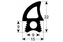 junta de puerta perfil 2767 L 1780mm para TECNOEKA