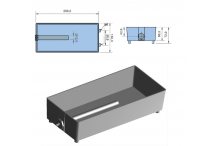 Bandeja de evaporación de agua de aluminio con resistencia PTC Resistencia