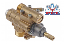 grifo de gas PEL tipo 23S/O entrada gas M28x1,5 (tubo ø 20mm)