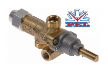 grifo de gas PEL tipo 21S entrada gas M16x1,5 (tubo ø 10mm) Bertos, Lotus, Pel