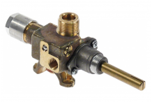 grifo de gas COPRECI tipo CPMM18700 entrada gas brida de tubo ø21mm Fagor, Asber, Edenox, Roller Grill