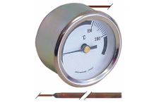 termometro montaje ø 52mm T max 200°C +150 a +200°C sonda ø 4mm sonda L 75mm Elframo, Komel, MBM-Italien