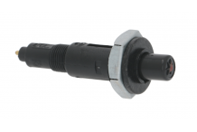 Encendedor piezoeléctrico cuerpo plástico soplado montaje ø 22mm empalme ø2,4mm
