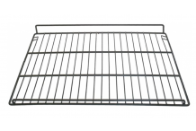 Parrilla An 530mm P 390mm H 40mm acero plastificado negro