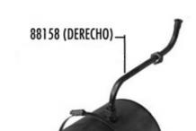 Tubo calderin derecho a distribuidor gs-100 jemi