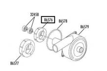 Turbina bomba lavado 0,33hp Ø80mm dihr