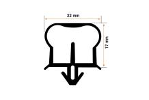 Burlete 1900x800mm Goma Negro COLDKIT