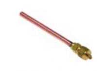 Válvula schrader completo empalme 1/4"sae ø 6mm l 120mm