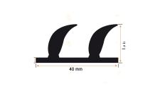 Burlete puerta cámara frigoríca (1m) INFRACA