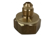 Racor Botella Gas M22x1/4"SAE H-M